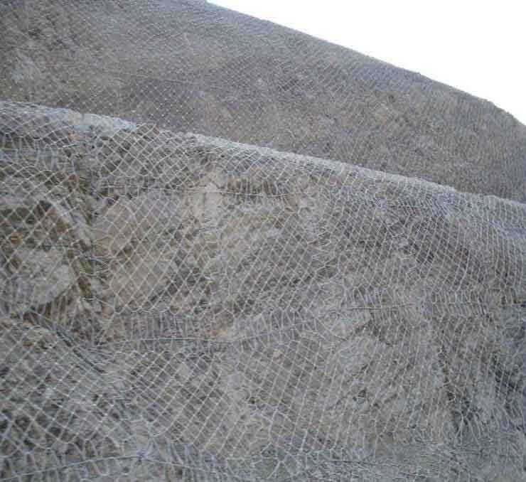 chain link fence for canal bed