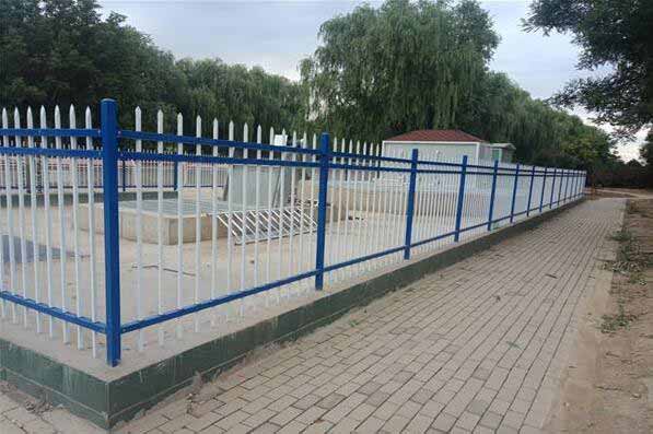 zinc steel fence factory